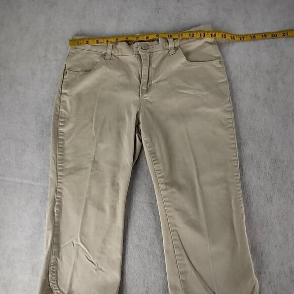 Gap Kids Stretch Cotton Tan, Beige, Khaki, Capri Pants Size 10+ - Picture 5 of 10